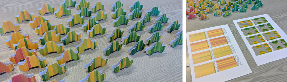 Teaser for Tangible papercraft visualisations for education