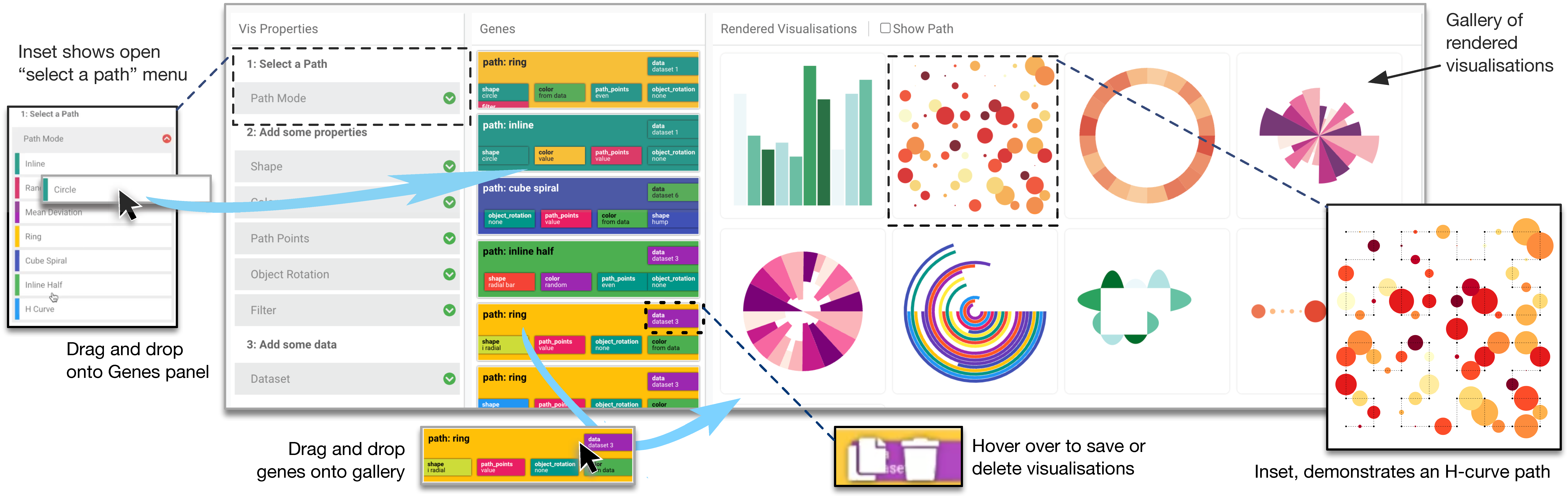 Teaser for Path-based Design Model for Constructing and Exploring Alternative Visualisations